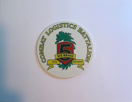 Combat Logistics Battalion 5 3D printed emblem