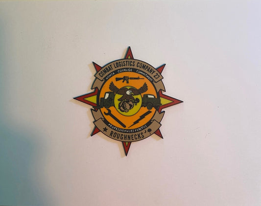 Combat Logistics Company 23 3D printed emblem