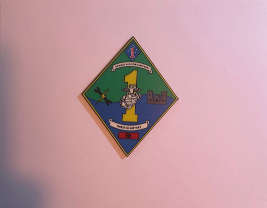 Combat Logistics Regiment 1 3D printed emblem