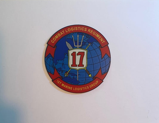 Combat Logistics Regiment 17 3D printed emblem