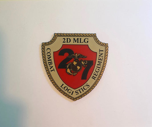 Combat Logistics Regiment 27 3D printed emblem