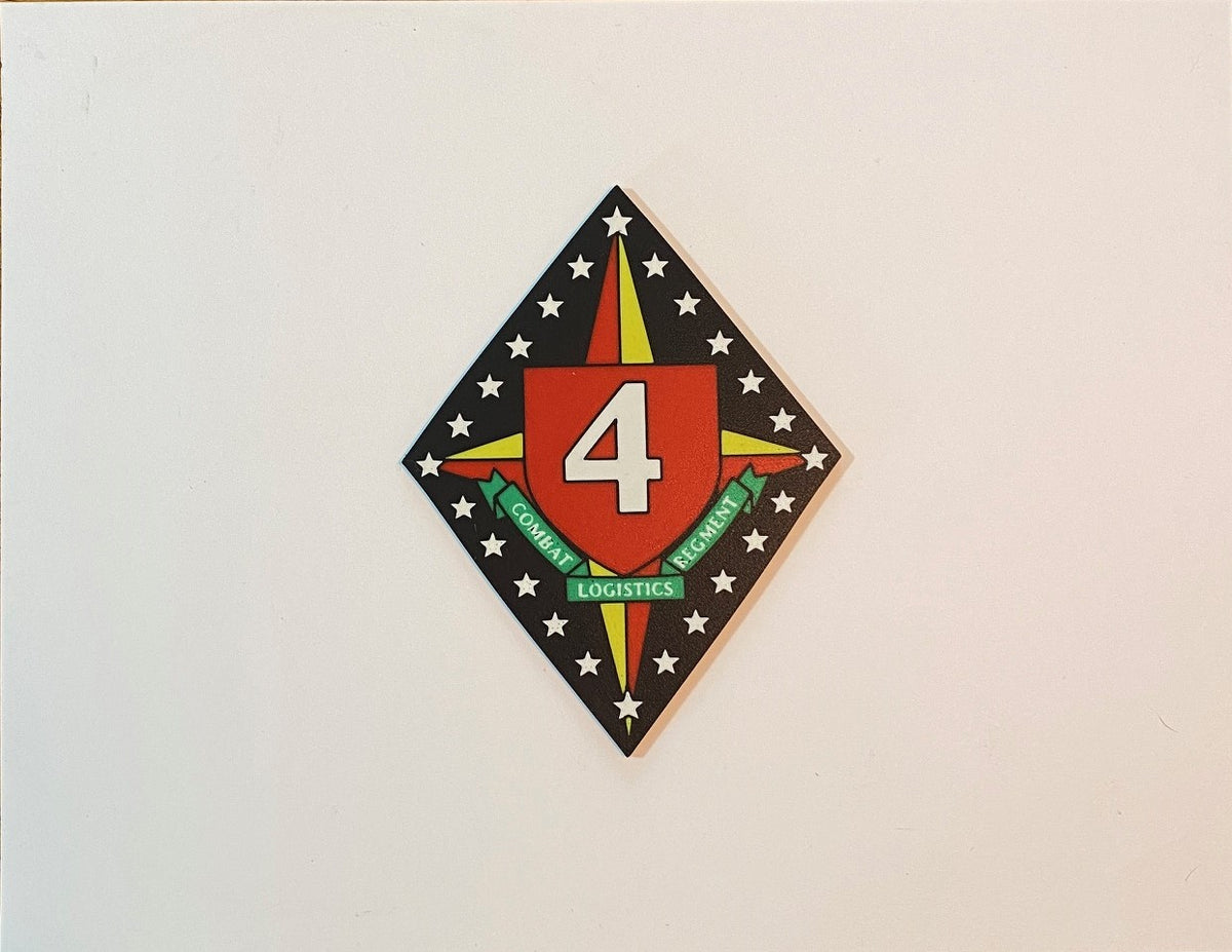 Combat Logistics Regiment 4 3D printed emblem