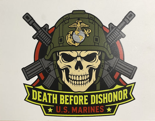 Death Before Dishonor Marine Corps emblem