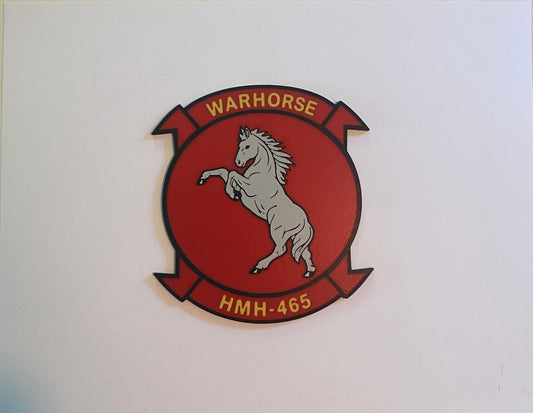 HMH-465 3D printed emblem