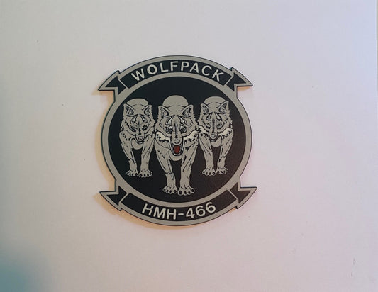 HMH-466 3D printed emblem