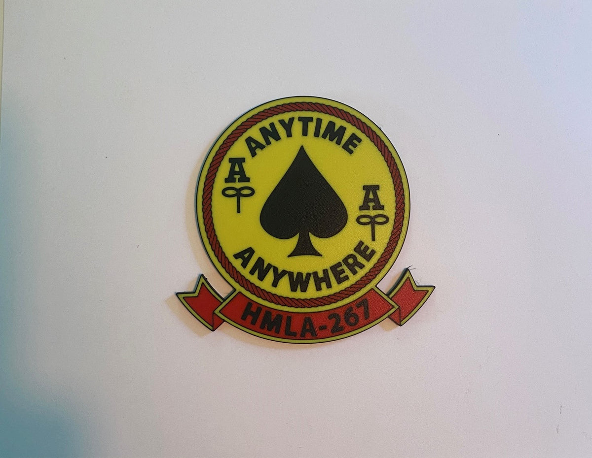 HMLA-267 3D printed emblem