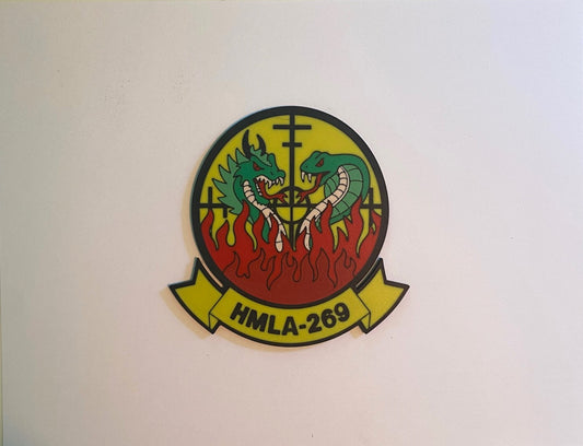 Marine Light Attack Helicopter Squadron 269 3D printed emblem