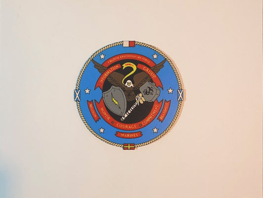 I Marine Expeditionary Force Information Group 3D printed emblem
