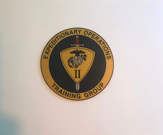 Expeditionary Operations Training Group II MEF 3D printed emblem