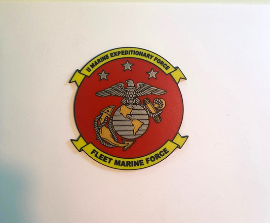 II Marine Expeditionary Force 3D printed emblem