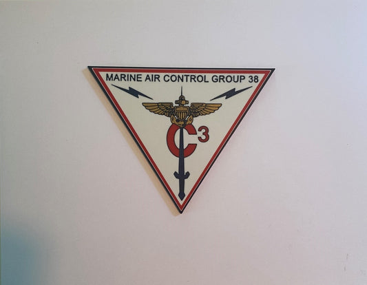 Marine Air Control Group 38 3D printed emblem