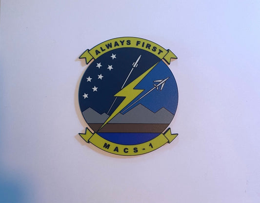 Marine Air Control Squadron 1 3D printed emblem