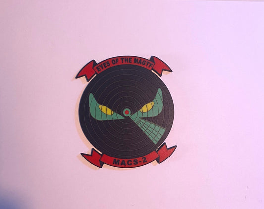 Marine Air Control Squadron 2 3D printed emblem