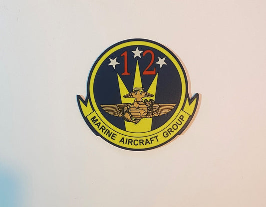 Marine Aircraft Group 12 3D printed emblem