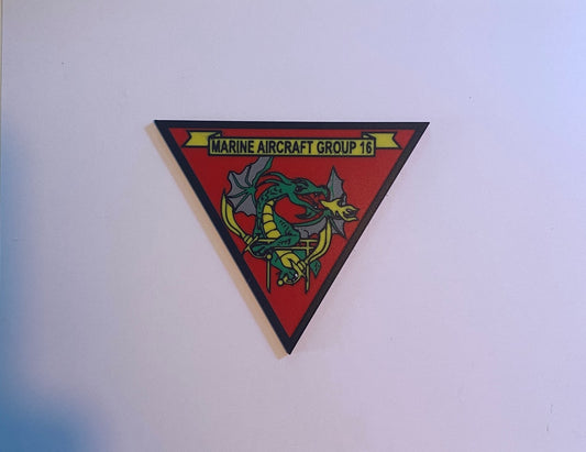 Marine Aircraft Group 16 3D printed emblem