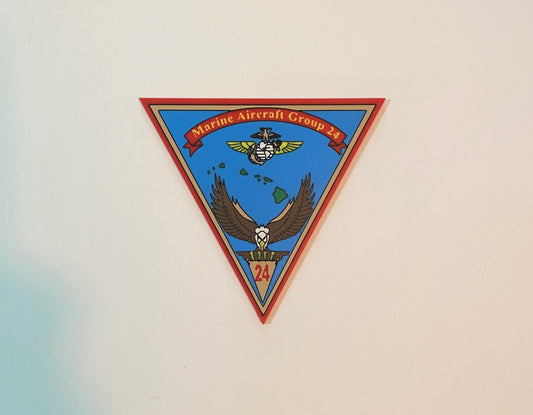 Marine Aircraft Group 24 3D printed emblem product photo