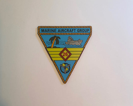 Marine Aircraft Group 26 3D printed emblem
