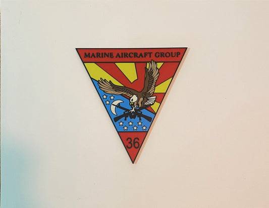 Marine Aircraft Group 36 3D printed emblem product photo