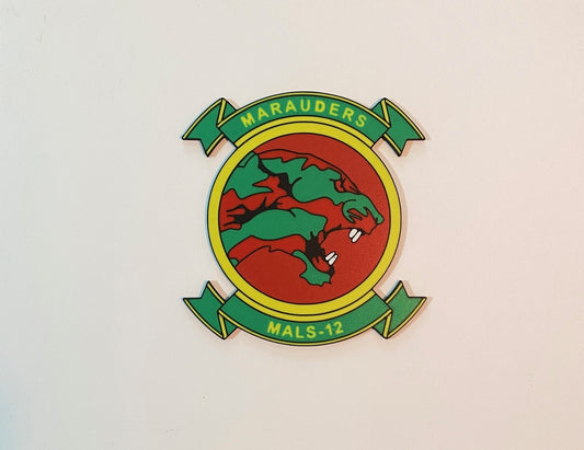 Marine Aviation Logistics Squadron 12 3D printed emblem product photo