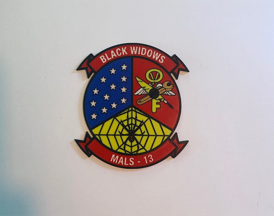 Marine Aviation Logistics Squadron 13 3D printed emblem