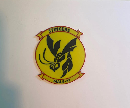 Marine Aviation Logistics Squadron 31 3D printed emblem