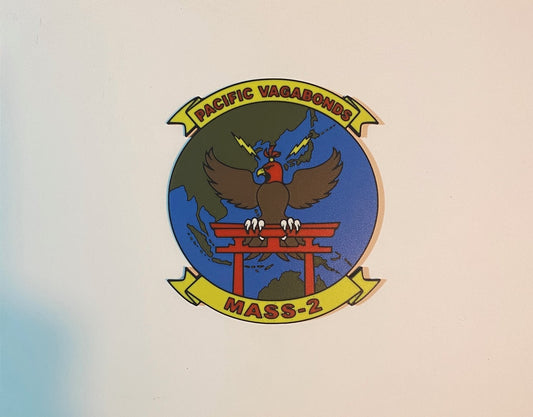 Marine Air Support Squadron 2 3D printed emblem