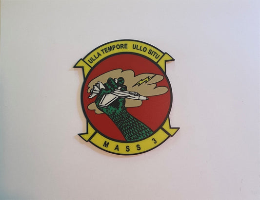 Marine Air Support Squadron 3 3D printed emblem