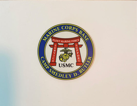 Marine Corps Base Camp Smedley Butler 3D printed emblem