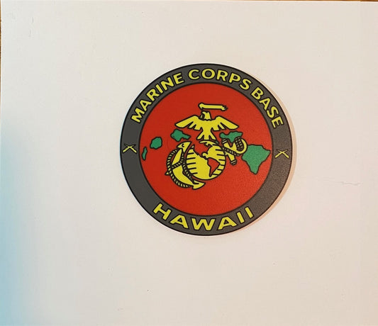 Marine Corps Base Hawaii 3D printed emblem