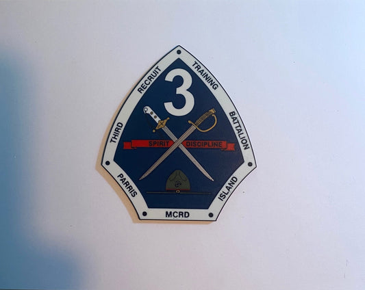 3d Recruit Training Battalion Marine Corps Recruit Depot Parris Island 3D printed emblem