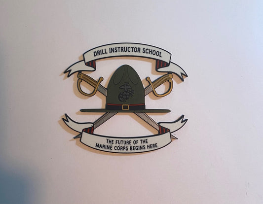 Drill Instructor School Marine Corps Recruit Depot Parris Island 3D printed emblem