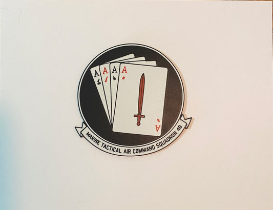 Photograph of the MTACS-48 3D-printed emblem by Heritage Forge Designs