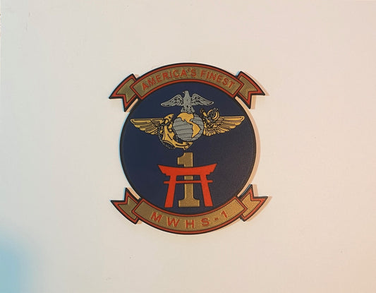 Marine Wing Headquarters Squadron 1 3D printed emblem