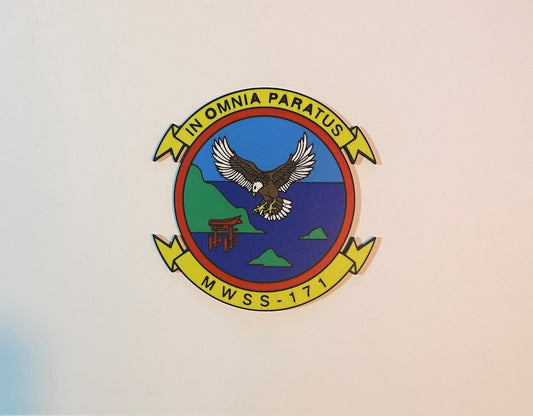 Marine Wing Support Squadron 171 3D printed emblem