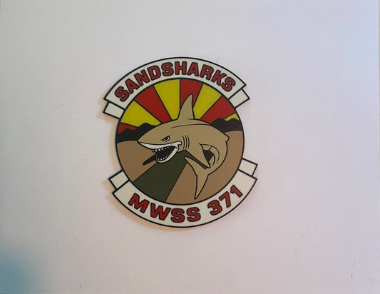 Marine Wing Support Squadron 371 3D printed emblem