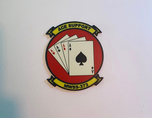 Marine Wing Support Squadron 373 3D printed emblem
