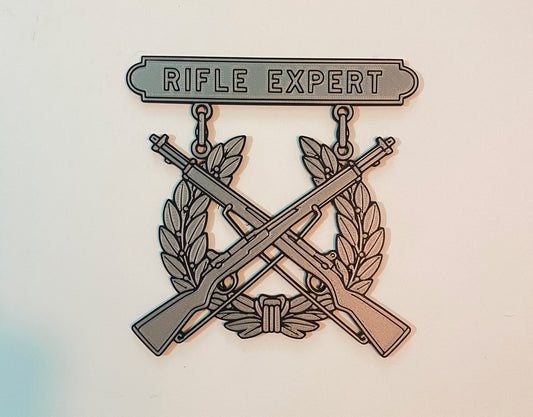Rifle Expert Shooting Badge 3D printed product photo
