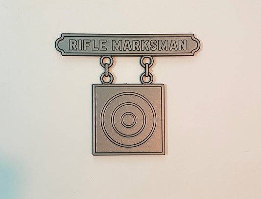 Rifle Marksman Shooting Badge 3D printed product photo
