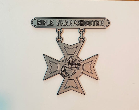 Rifle Sharpshooter Shooting Badge 3D printed product photo
