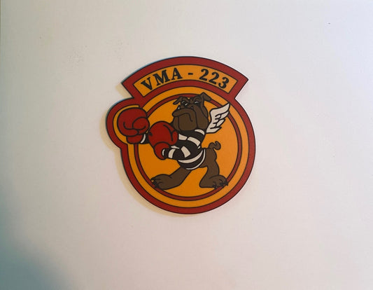 Marine Attack Squadron 223 3D printed emblem