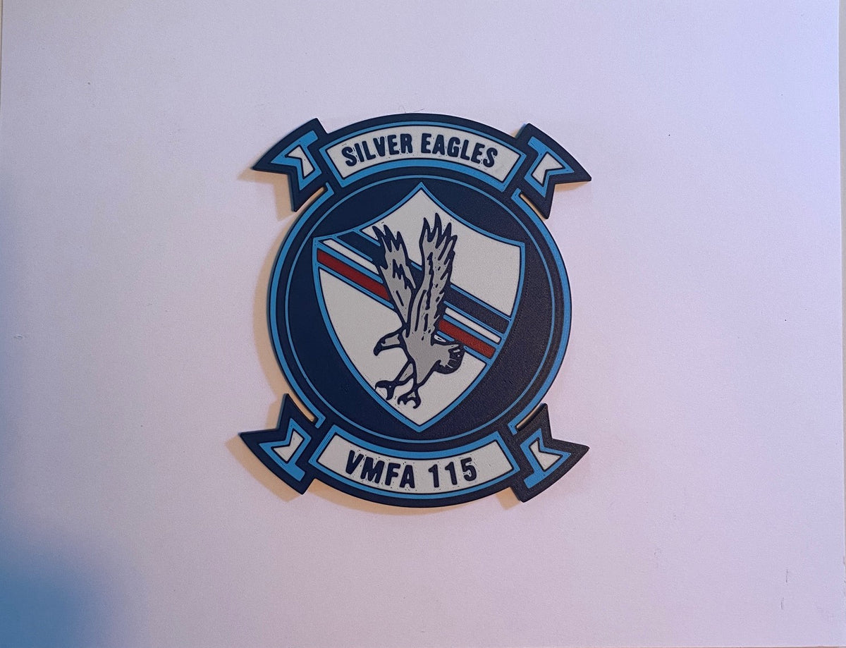Marine Fighter Attack Squadron 115 3D printed emblem