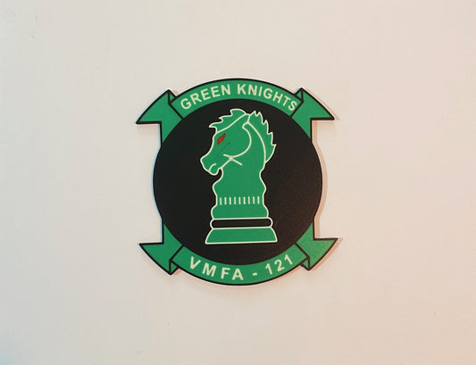 Marine Fighter Attack Squadron 121 3D printed emblem product photo