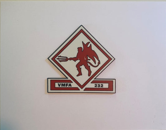 Marine Fighter Attack Squadron 232 3D printed emblem