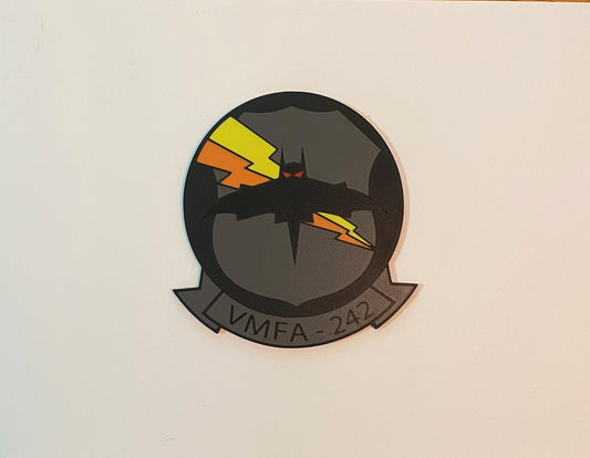Marine Fighter Attack Squadron 242 3D printed emblem product photo