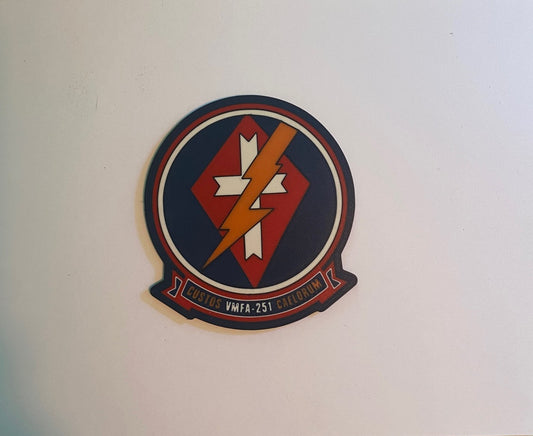 Marine Fighter Attack Squadron 251 3D printed emblem