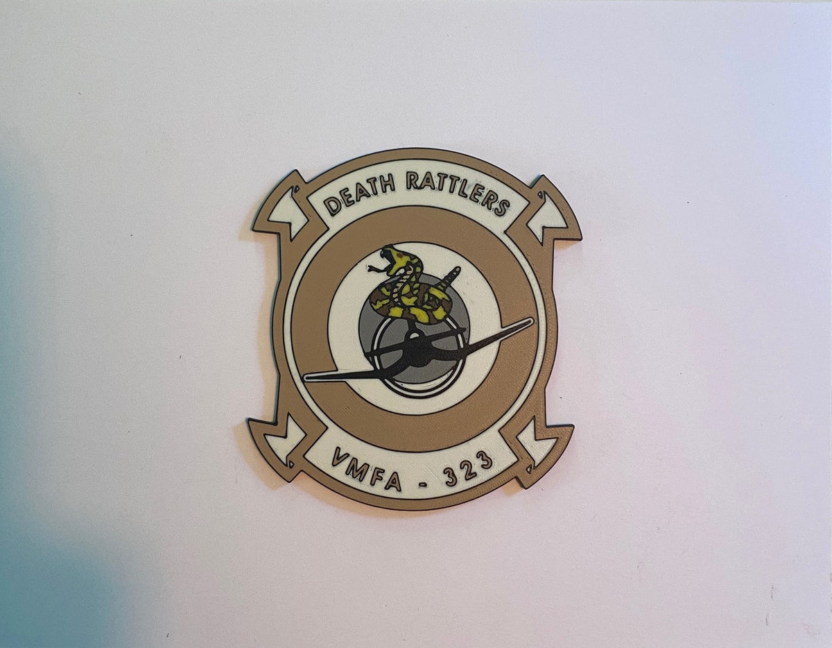 Marine Fighter Attack Squadron 323 3D printed emblem