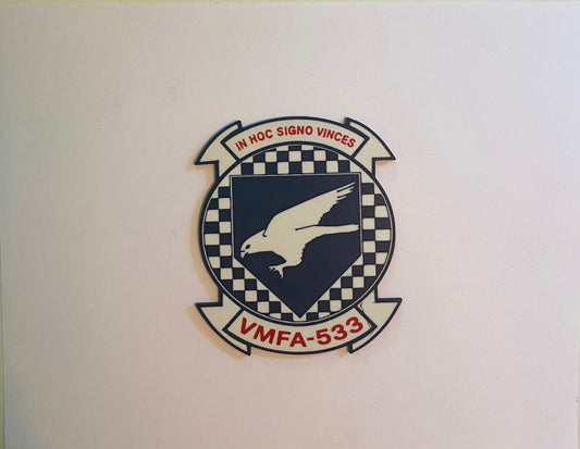 Marine Fighter Attack Squadron 533 3D printed emblem