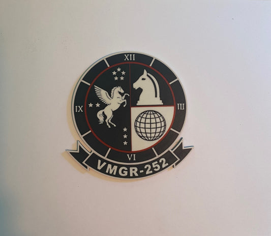 Marine Aerial Refueler Transport Squadron 252 3D printed emblem
