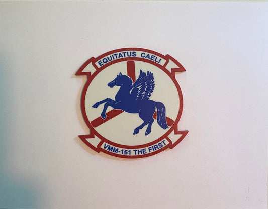 Marine Medium Tiltrotor Squadron 161 3D printed emblem