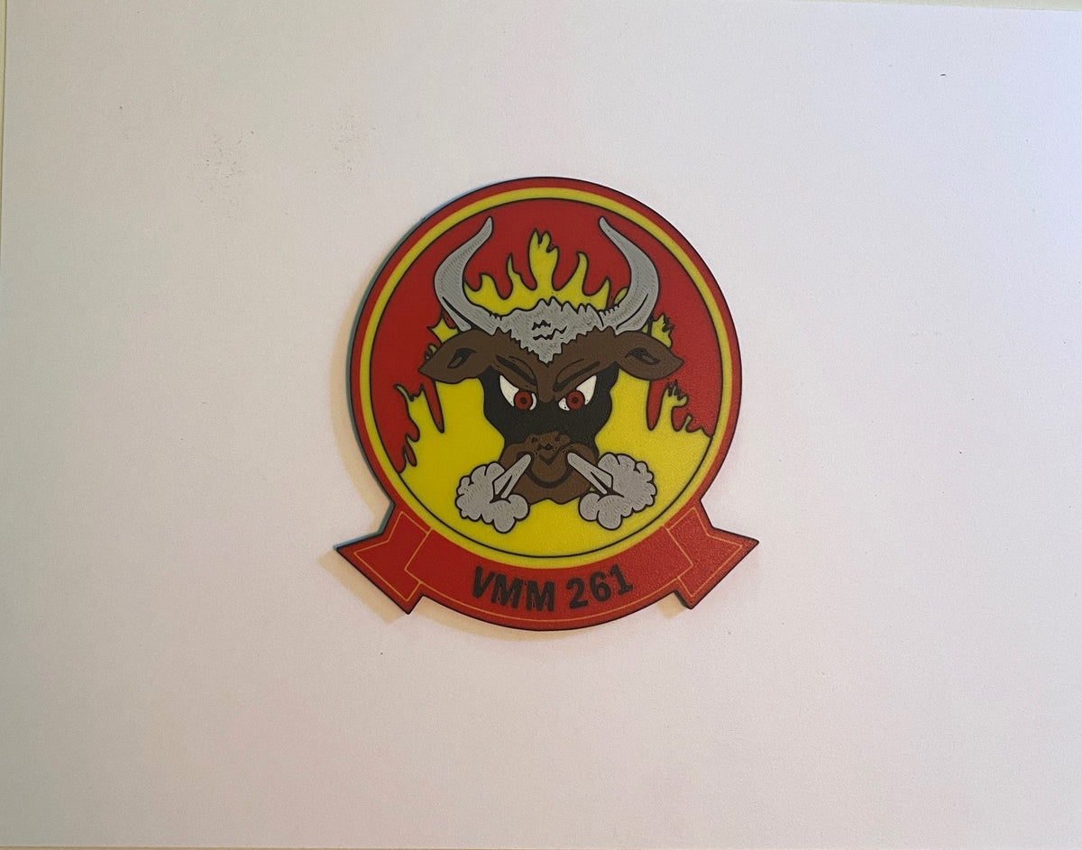 Marine Medium Tiltrotor Squadron 261 3D printed emblem